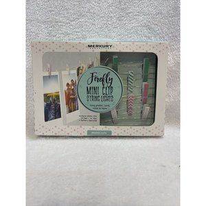 Firefly Mini LED String Lights 15ft Multicolored Clips Photos Cards Notes‎ Dorm